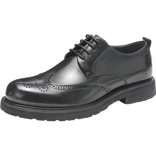 TATA他她男士布洛克皮鞋正装真皮商务休闲西装加绒男鞋结婚新郎鞋