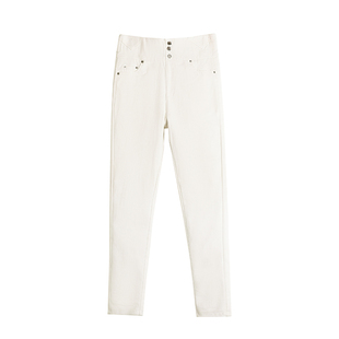 鹅绒小脚裤羽绒裤女外穿冬季新款棉裤零下40度裤子东北防寒保暖裤