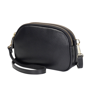 真皮斜挎包女2025新款女士牛皮单肩背包妈妈小挂包夏季迷你手机包