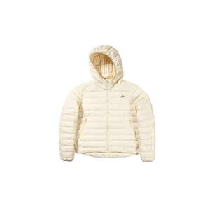 CountryMoment 排骨羽绒服90白鸭绒轻薄保暖连帽外套女短款上衣冬