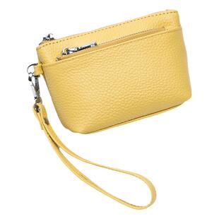 真皮零钱包女拉链手拿包多功能小巧钱包手提钥匙硬币收纳小包女包