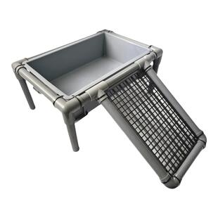 乌龟产蛋池乌龟缸生蛋盆冬眠盒乌龟产池网格产卵箱鱼缸深水浮岛台