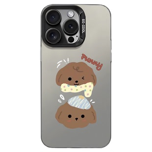 Punny小狗手机壳适用于苹果16/15/14proOPPOreno13/findx8华为pura80VIVOx100小米一加魅族