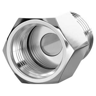 304不锈钢内外丝接头压力表接头内外丝转换头1/8 1/4 3/8 1/2 1分