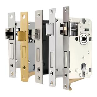 锁体卧室门锁体锁芯锁体家用室内卧室锁舌门锁配件通用型木门锁体