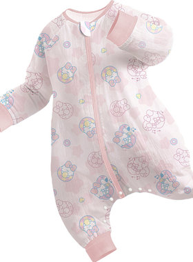 ibaby奈娃联名宝宝睡袋纱布透气