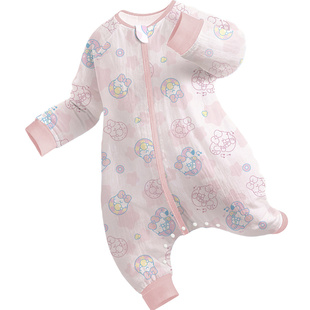 【李佳琦直播间】ibaby恒温儿童纱布睡袋奈娃抑菌防踢被春夏透气