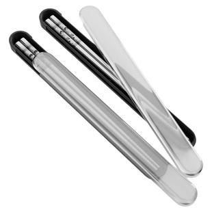 儿童筷子收纳盒个人专用便携旅行高档食品级304不锈钢筷单人一套