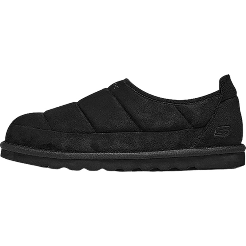 Skechers/斯凯奇正品新款男子保暖加绒户外一脚蹬运动休闲鞋棉鞋