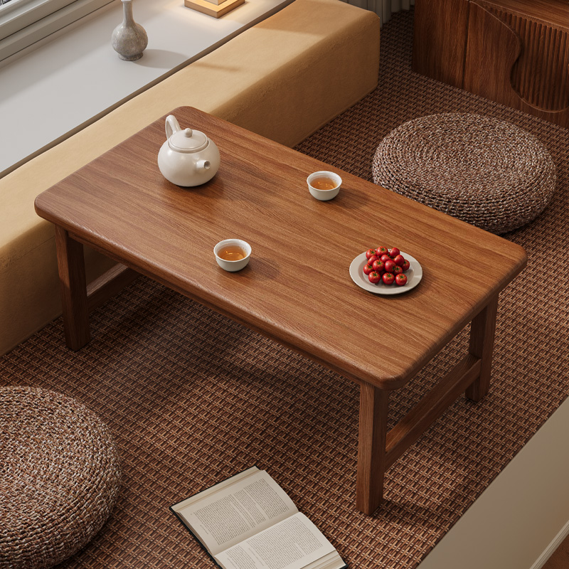 飘窗小桌子榻榻米可折叠茶桌炕桌网红茶几茶台小矮桌书桌窗台炕几