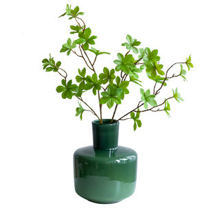 南十字星 仿真绿植马醉木吊钟假植物客厅插花仿真花陶瓷花瓶摆件