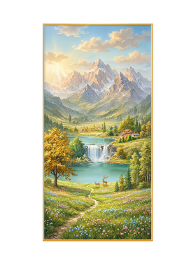 【大师推荐】金山聚宝盆玄关画