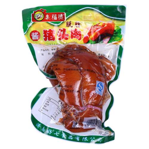 猪头肉熟食手撕肉干酱猪脸猪香肠粉松即食零食500g两件包邮营养带