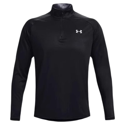 安德玛官方正品Velocity男士健身衣半拉链休闲运动长袖T恤1375435