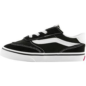 Vans范斯童鞋官方 Brooklyn LS Slip-On黑色一脚蹬小童板鞋
