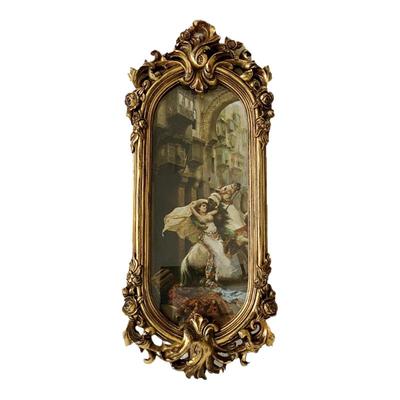 【可定制尺寸画面】宫廷雕花相框