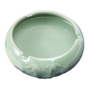 翟氏龙泉青瓷笔洗古风玉竹哥窑冰裂纹初学者毛笔书法国画学生用品陶瓷款墨碟墨池美术文房四宝水盂洗笔缸笔洗