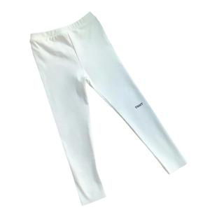 女童打底裤春秋韩版修身外穿纯棉洋气白色儿童长裤女孩高弹裤子春