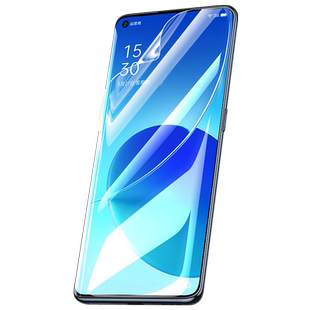 闪魔适用于OPPOReno6pro钢化膜Reno6pro手机膜十Reno6pro+水凝膜全屏曲面软9D防爆pr0全包覆盖uv手机保护贴膜