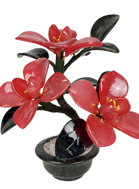 玉石电视柜禅意风茶几玄关装饰品