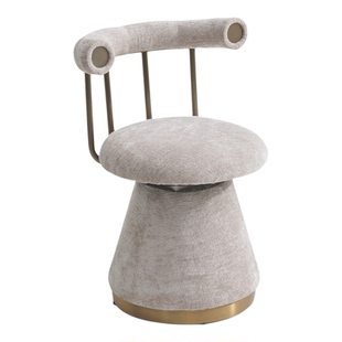 复古高端化妆椅子可旋转化妆凳法式梳妆椅子旋转书椅卧室化妆凳