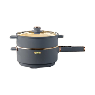 梅特德菲多功能电炒锅电火锅蒸煮电锅家用蜂窝不沾锅万能锅炒菜锅