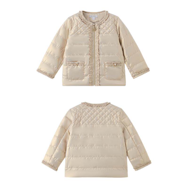 tartineetchocolat法国巧克力童装秋冬女童可爱棉服外套