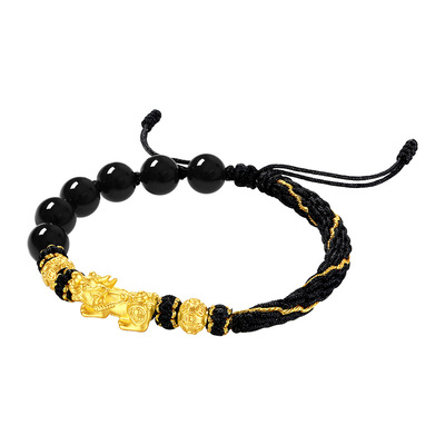 周大生转珠阁足金黄金貔貅手链