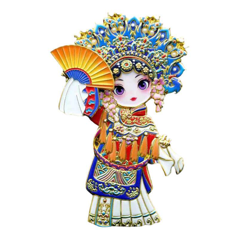北京故宫博物院凤冠霞帔金属磁吸冰箱贴磁性贴古典中国风纪念礼品