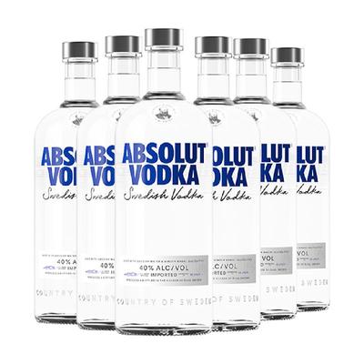 绝对原味伏特加500ml×6瓶