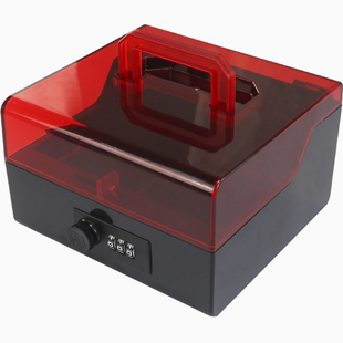 办公室公印章收纳神器带锁密码锁多格式分格装章子公章专用章盒子放公张公私章放置盒放章保管箱高档公司章盒