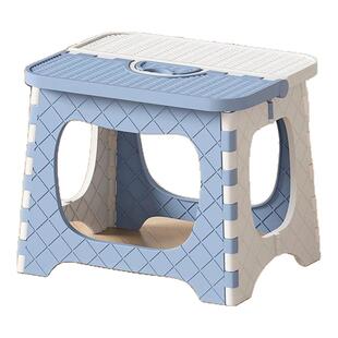 折叠凳子便携家用马扎钓鱼椅子户外小凳子火车小板凳收纳塑料实用