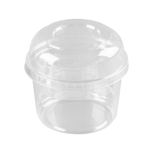 网红水果杯一次性带盖果汁杯子商用西瓜果切杯沙拉大口径容量摆摊