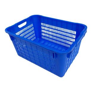 塑料周转箩收纳筐快递篓框大号服装箩筐塑料蔬菜箩筐周转箱加厚