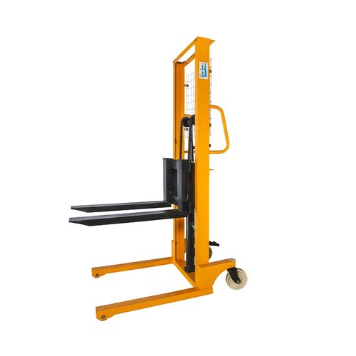 晶鑫堆高车液压叉车1.5吨推高车托盘装卸升高尼龙轮装卸货铲车