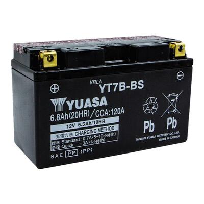 雅马哈SMAX155 FORCE155 BWS125劲战GTR125汤浅YT7B-BS电瓶蓄电池