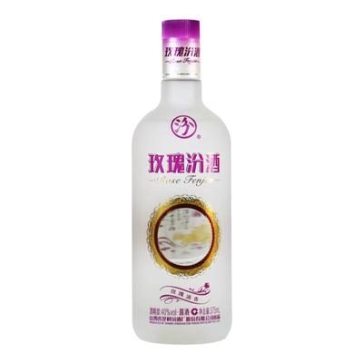 汾酒40度玫瑰375ml六瓶套装白酒