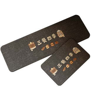 可裁剪厨房地垫防滑防油防污2025款强吸水耐脏可擦免洗硅藻泥家用