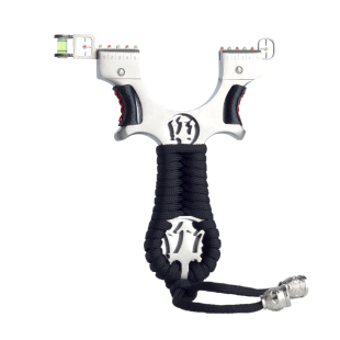 弹弓户外专业不锈钢弹弓红外激光瞄准器弹弓精度强力免绑快压扁皮