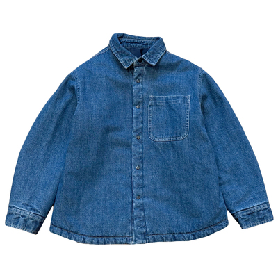 凯文家男童中大童韩版夹棉衬衫