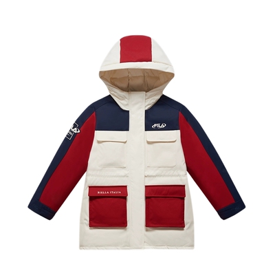 FILA斐乐中大童保暖外套加厚