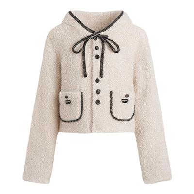 cloudseason雨后苍兰毛绒外套