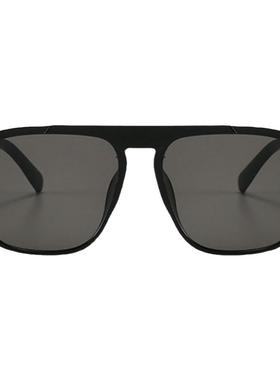 复古透明黄色墨镜男士女海边度假