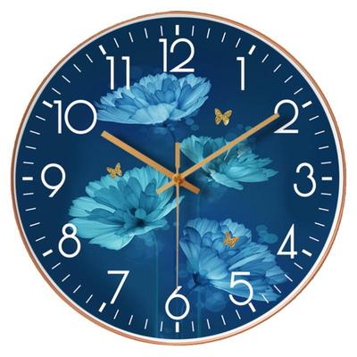 荣科挂钟静音时尚艺术客厅装饰挂表石英钟简约创意轻奢免打孔时钟