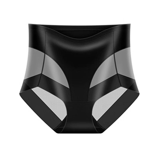 冰丝内裤女士纯棉收腹高腰新款提臀性感无痕透气三角裤2025档镂空