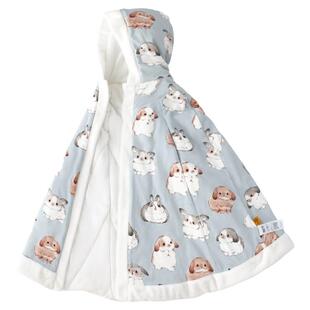 WHYLOOK婴儿斗篷冬装厚夹棉外出可伸手宝宝披风防风外套儿童披肩