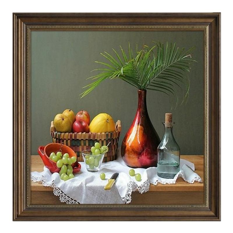 美式餐厅装饰画高档厨房挂画水果