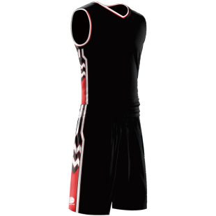 篮球服套装定制球队比赛训练服中大学生队服背心运动球衣2505黑色