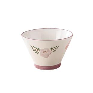 紫萱花陶瓷斗笠碗家用2025新款高颜值5英寸斗笠碗套装饭碗组合装