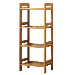 置物架多层厨房多功能货架家用客厅楠竹落地书架储物桌面收纳架子